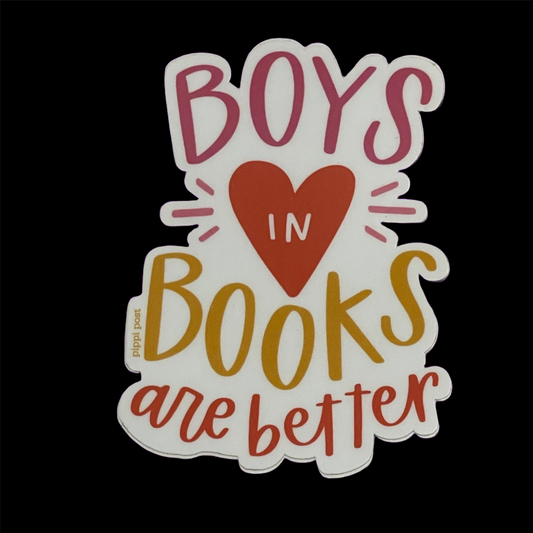 Boys in Books Decal Sticker