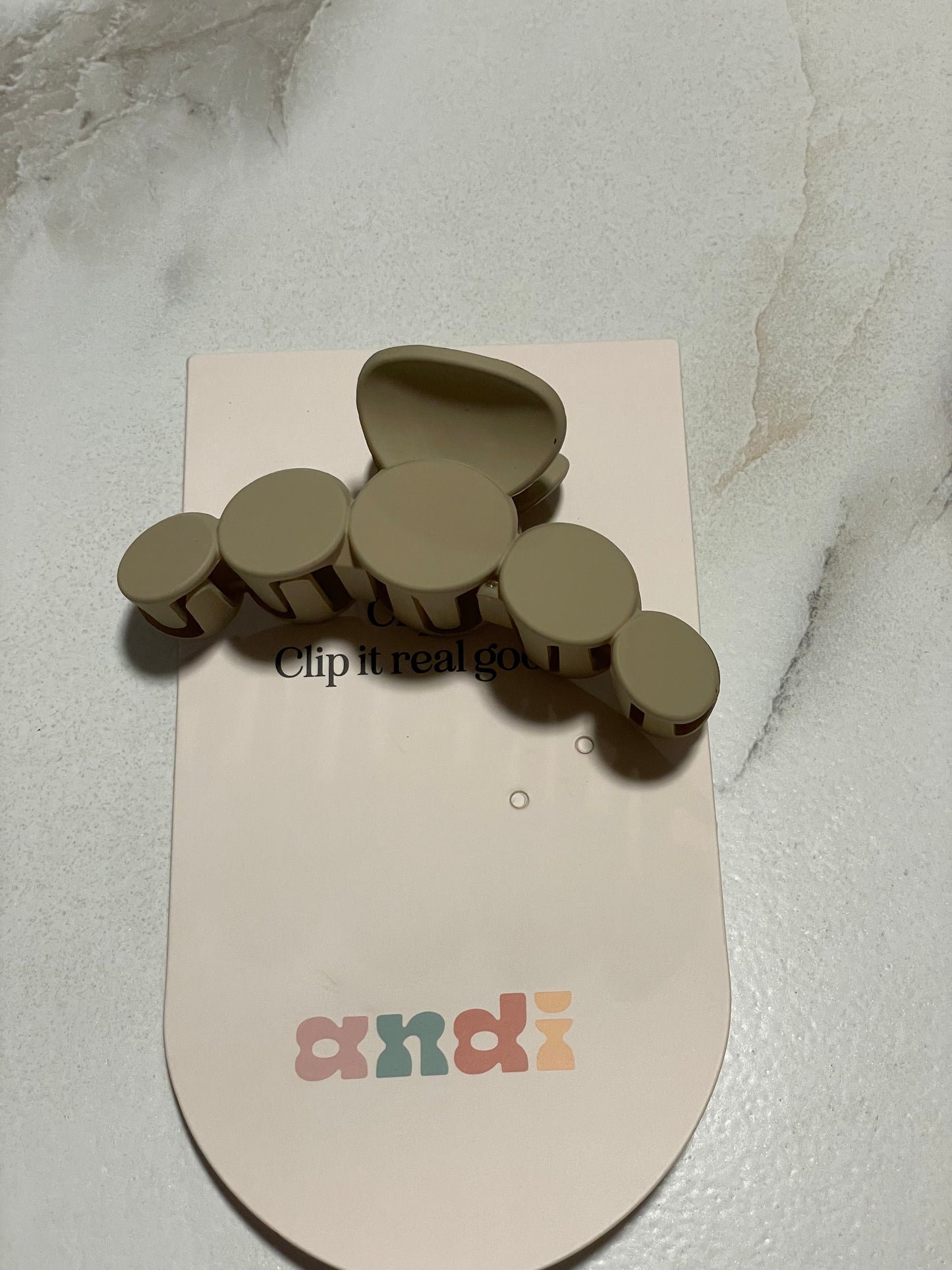 Circles Claw Clip