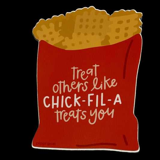 Treat Others Like CFA Treats You Decal Sticker