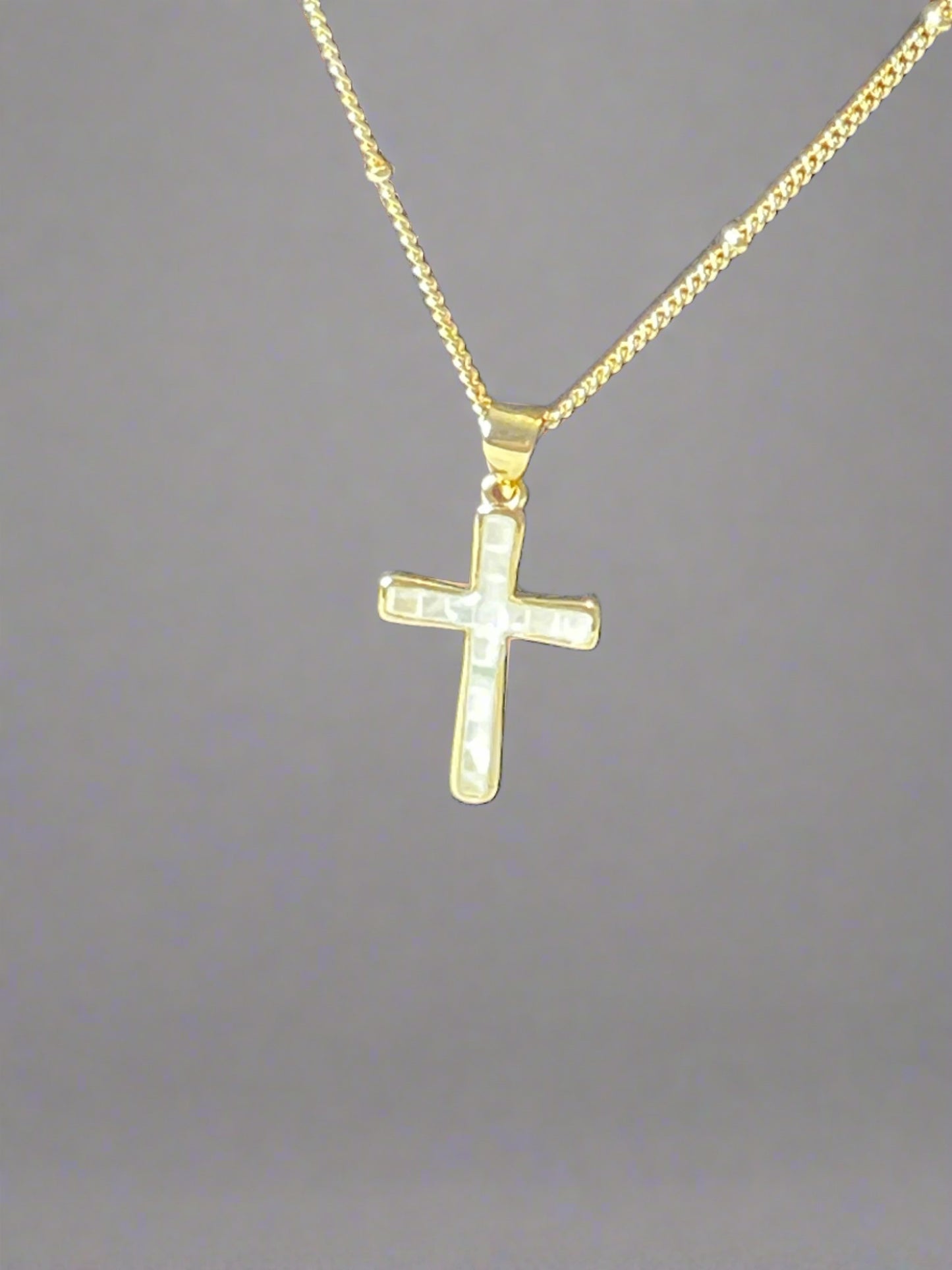 Pearl Cross Necklaces