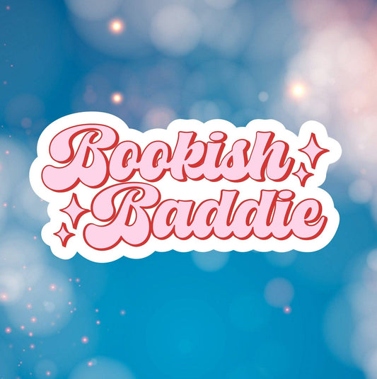 Bookish Baddie Sticker