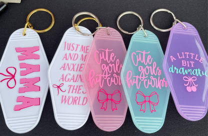 Motel Keychain