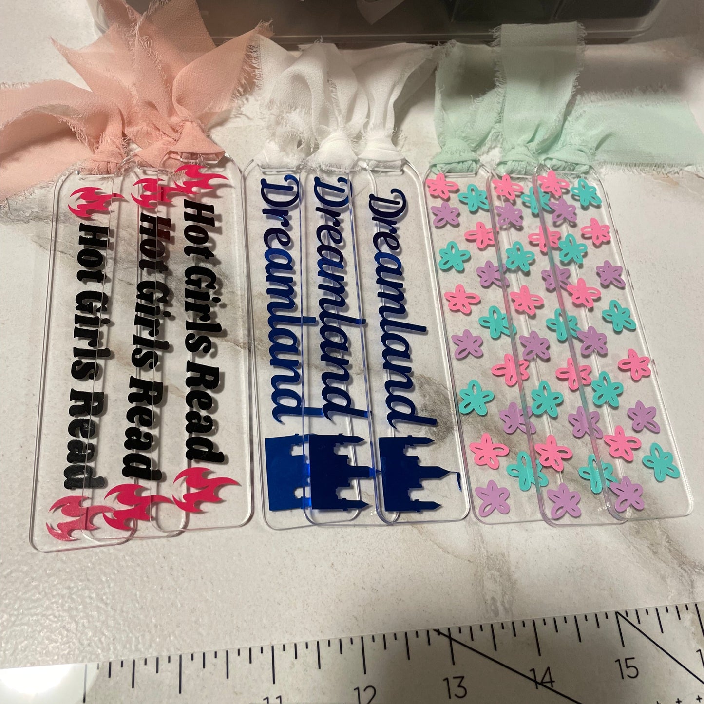 Acrylic Bookmark 5.5in